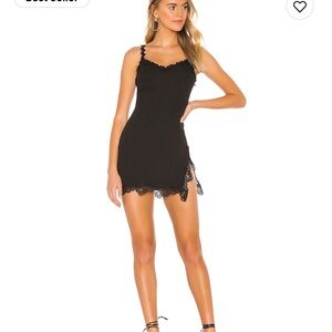 NWOT Black Superdown Dress